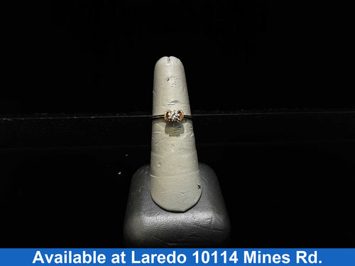 Women's Ring - Solitaire - Yellow Gold 14k (.585) 2 grams Size 7