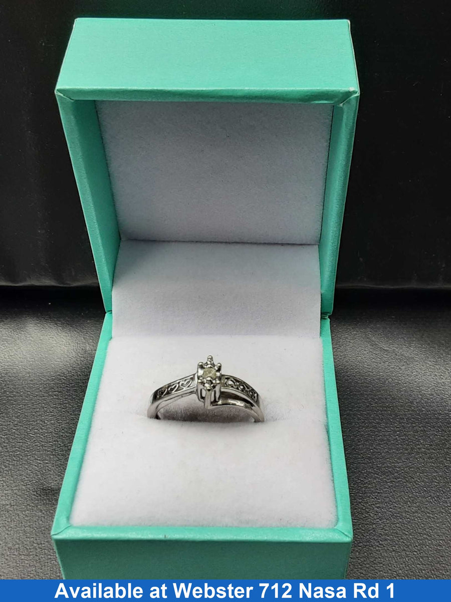 Women's Ring - Anniversary - White Gold 10k (.417) 2.3 grams Size 7