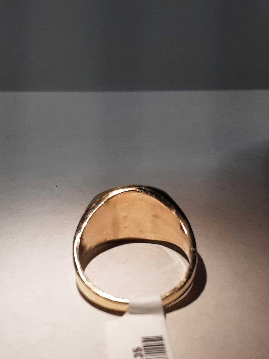 Men's Ring - Yellow Gold 10k (.417) 4.9 grams Size 9.5