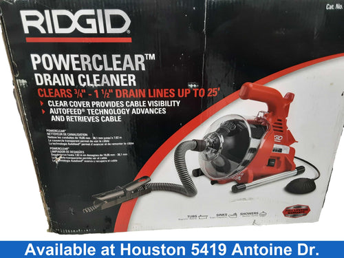 Ridgid 55808 Orange Electric Drain Snake