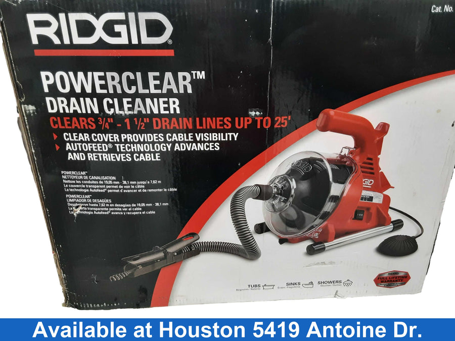 Ridgid 55808 Orange Electric Drain Snake