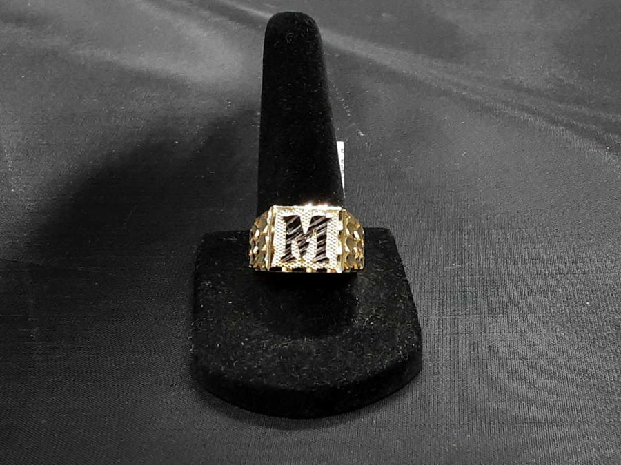 Men's Ring - Yellow Gold 14k (.585) 5.1 grams Size 9