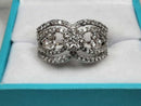 Women's Ring - White Gold 10k (.417) 4 grams Size 7.5