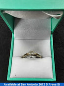 Women's Ring - Solitaire - Yellow Gold 14k (.585) 2.5 grams Size 20