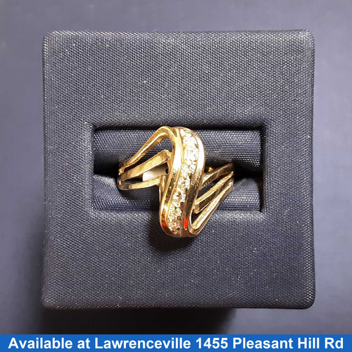 Women's Ring - Yellow Gold 14k (.585) 3.8 grams Size 8.5