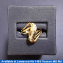 Women's Ring - Yellow Gold 14k (.585) 3.8 grams Size 8.5