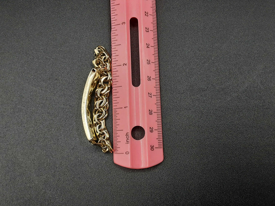 ID Bracelet - Yellow Gold 10k (.417) 19.3 grams 4 inch