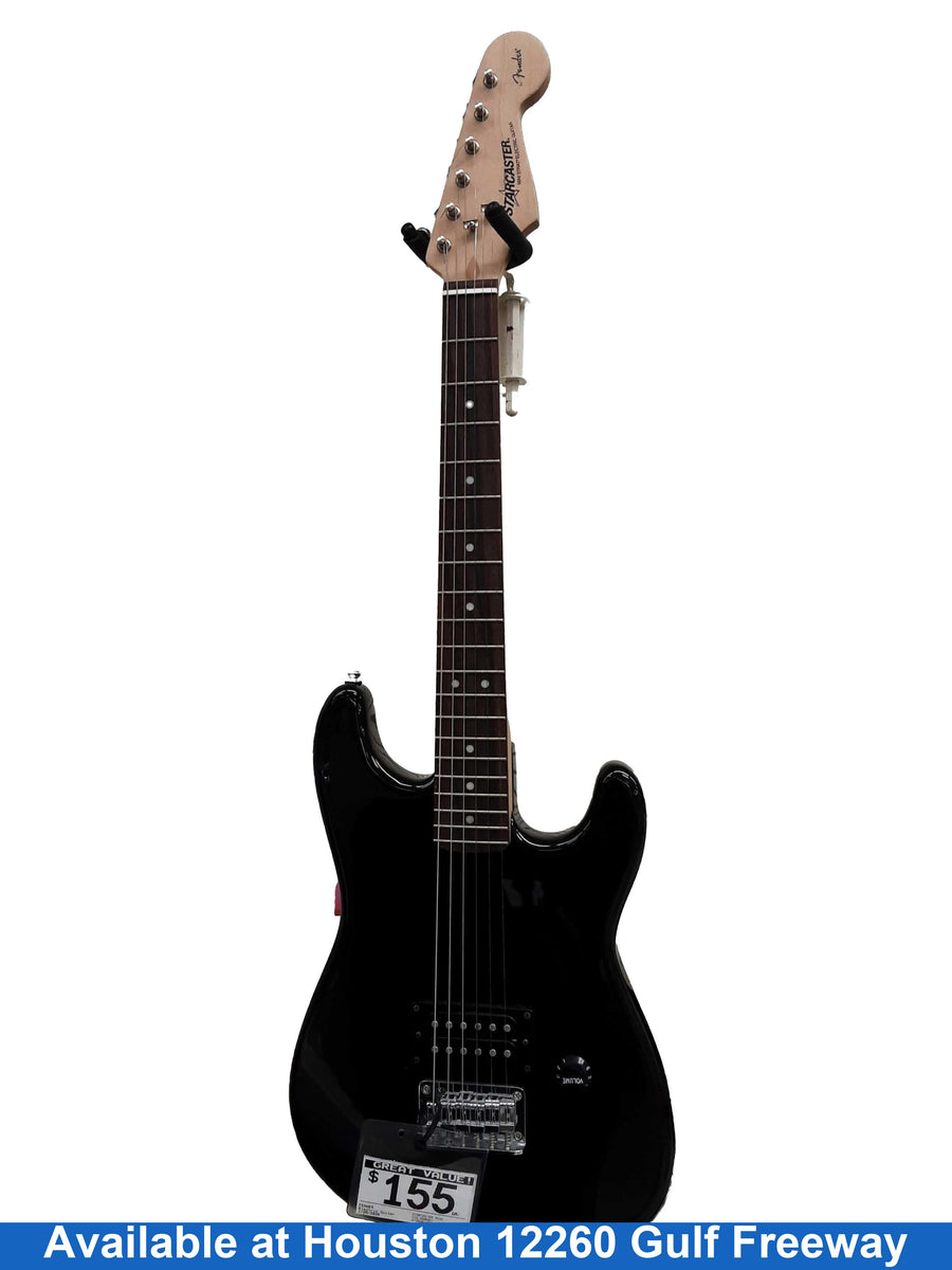 Fender Starcaster Mini Strat Black Electric Classic Guitar