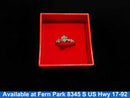 Women's Ring - White Gold 10k (.417) 2.2 grams Size 8.5
