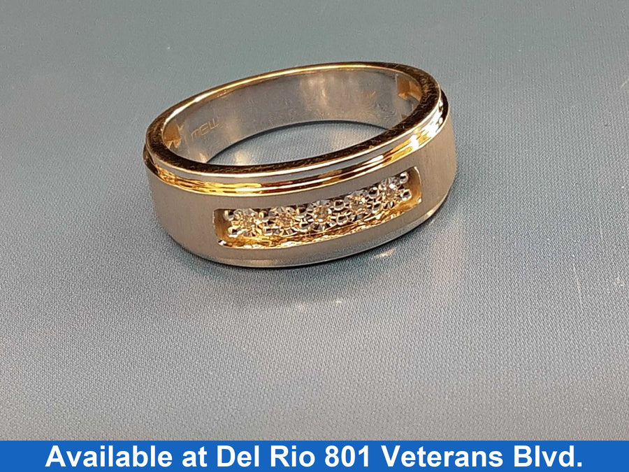 Ring - Wedding Band - White Gold 10k (.417) 4.7 grams Size 10