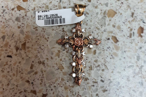 Religious Pendant - Tricolor Gold 14k (.585) 5.6 grams