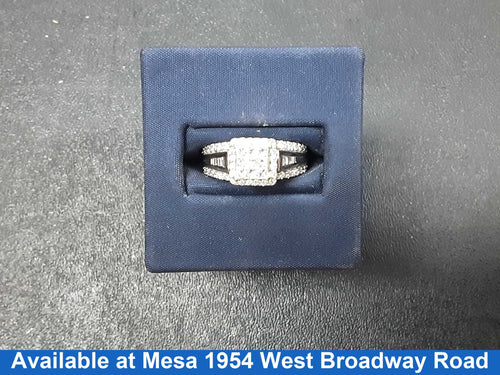 Ring - Engagement Set - White Gold 10k (.417) 5 grams Size 10