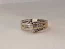 Ring - Engagement Set - White Gold 14k (.585) 8.8 grams Size 20