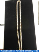 Cuban Link Chain - Yellow Gold 10k (.417) 38.8 grams 27 inch