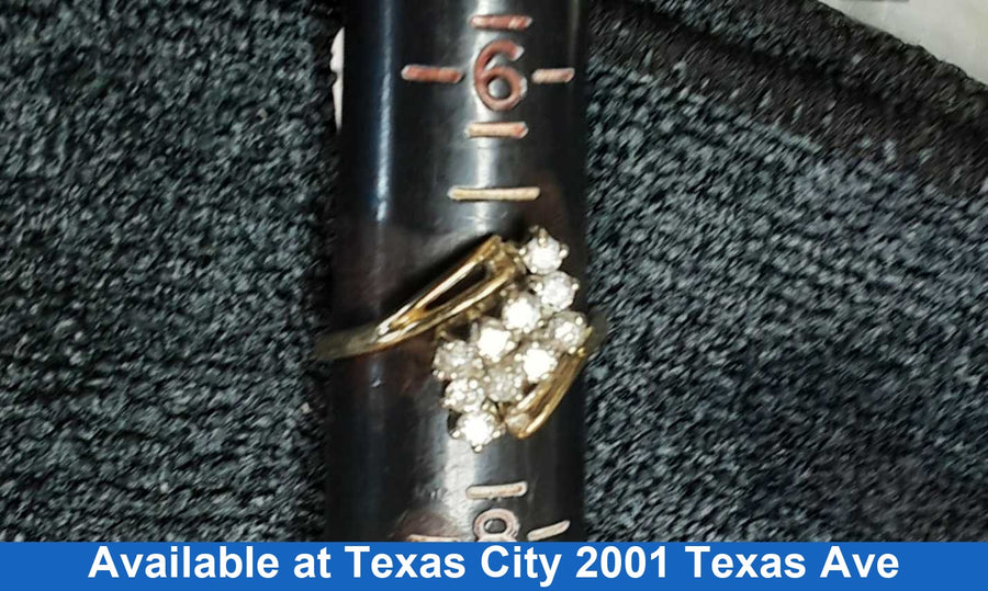 Women's Ring - Yellow Gold 10k (.417) 3.2 grams Size 8