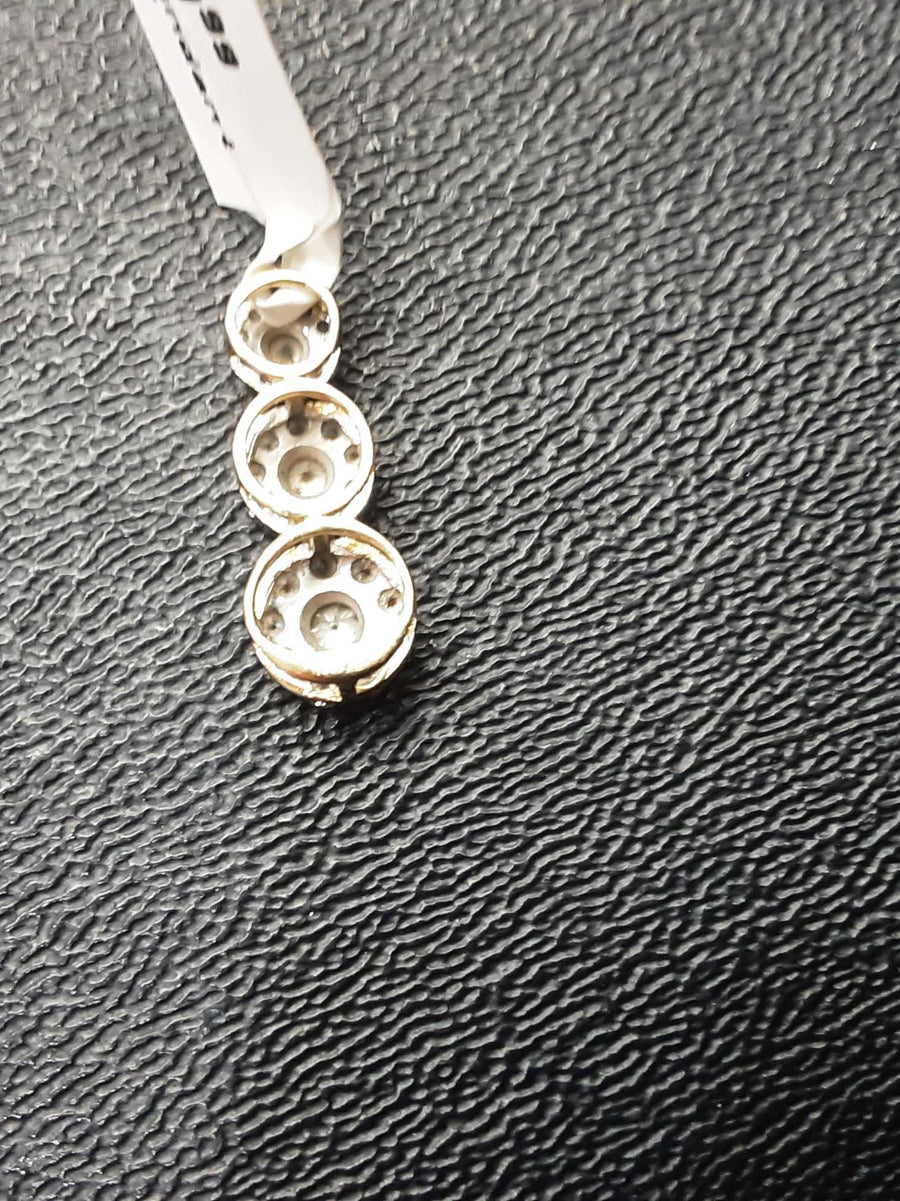 Diamond Pendant - Yellow Gold 10k (.417) 0.7 grams