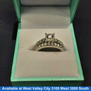Ring - Engagement Set - White Gold 14k (.585) 5.8 grams Size 7.5