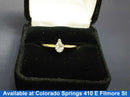Women's Ring - Solitaire - Yellow Gold 14k (.585) 2.3 grams Size 9