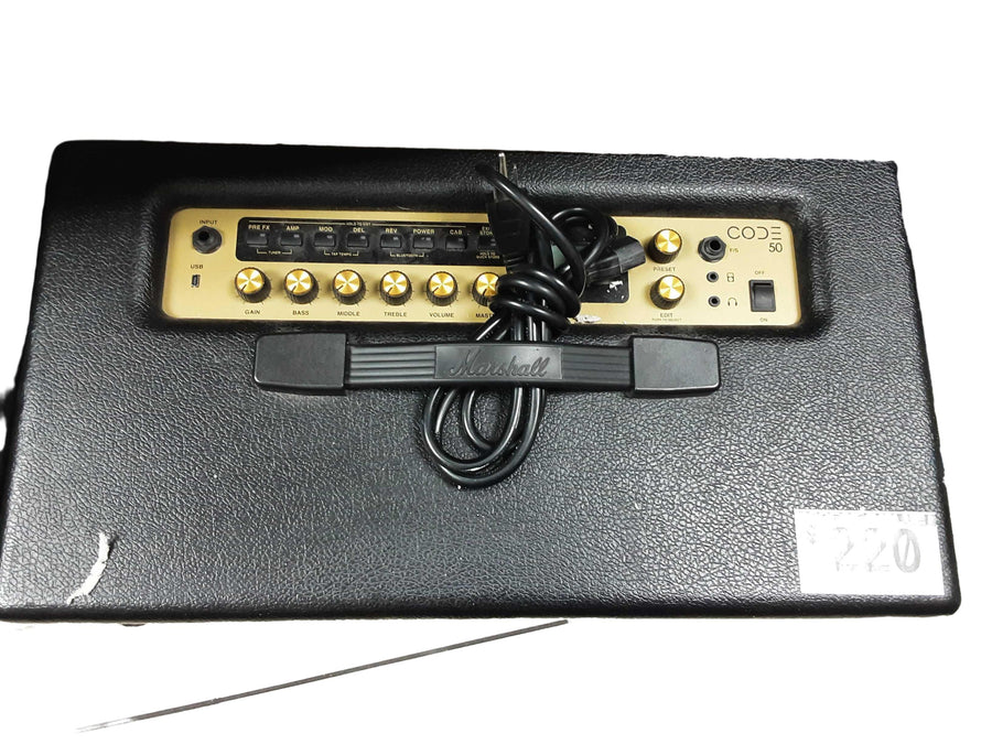 Marshall Code50 Black Guitar Amplifier