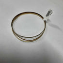Bangle Bracelet - Tricolor Gold 10k (.417) 8.6 grams 5 inch