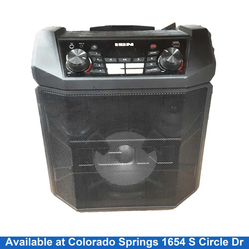 Ion Ipa101a Black Portable Speaker