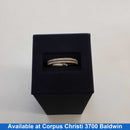 Ring - Wedding Band - White Gold 14k (.585) 2.5 grams Size 7