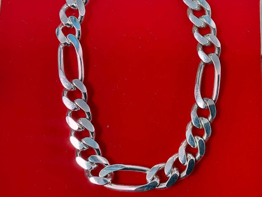 Figaro Chain - Silver 57.5 grams 23 inch