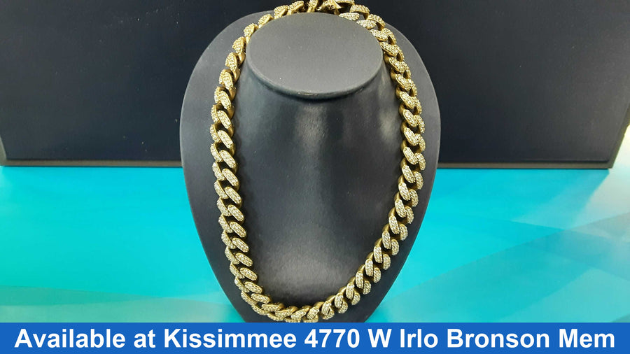 Cuban Link Chain - Yellow Gold 10k (.417) 60 grams 23 inch