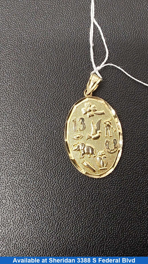 Religious Pendant - Yellow Gold 10k (.417) 2.1 grams