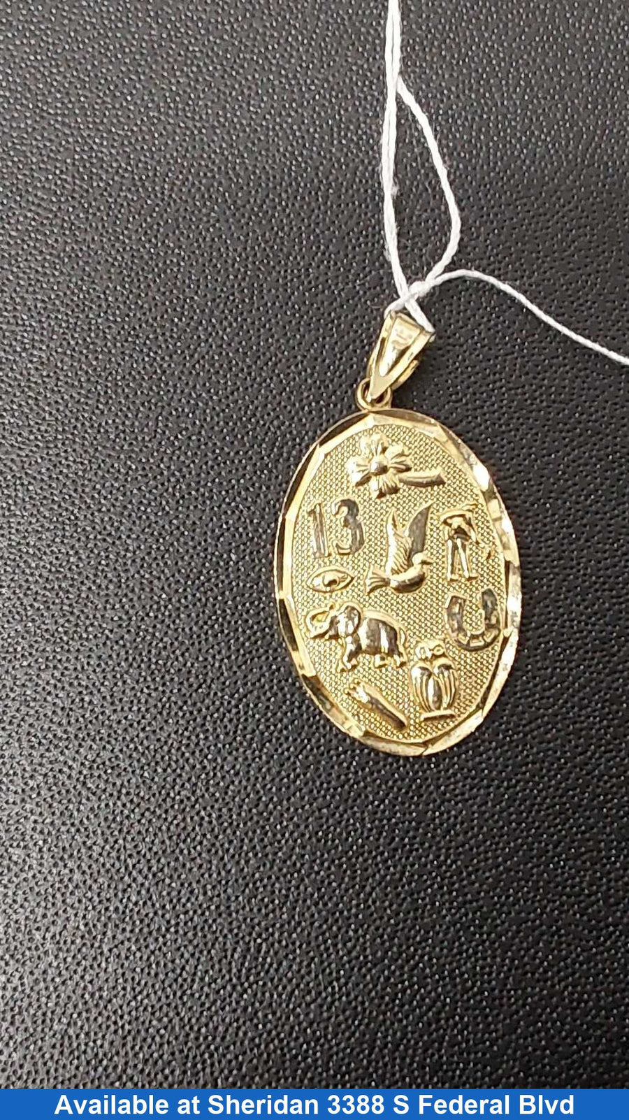 Religious Pendant - Yellow Gold 10k (.417) 2.1 grams
