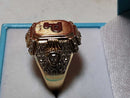 Men's Ring - Yellow Gold 10k (.417) 7.4 grams Size 10.5