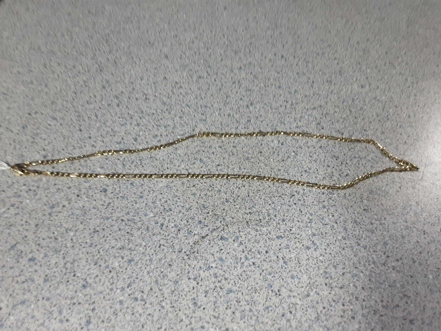 Figaro Chain - Yellow Gold 10k (.417) 1.7 grams 16 inch