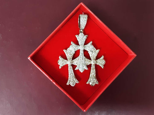 Religious Pendant - Tricolor Gold 10k (.417) 57.6 grams