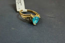Women's Ring - Yellow Gold 14k (.585) 3.2 grams Size 20