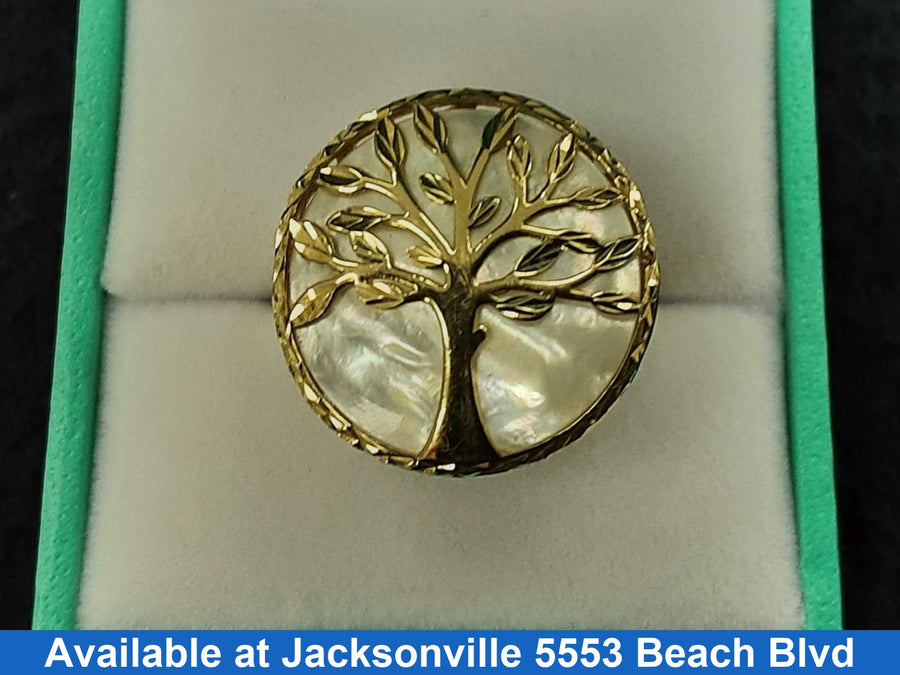 Women's Ring - Yellow Gold 14k (.585) 4.6 grams Size 7