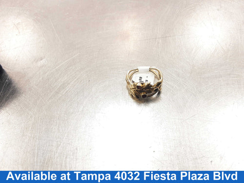 Women's Ring - Yellow Gold 14k (.585) 2.2 grams Size 5