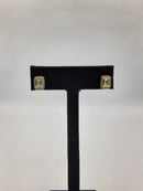 14kt Cubic Zirconium Stud Earrings