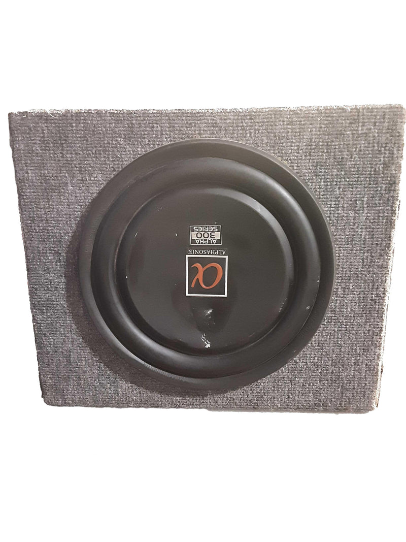 Alphasonic 300 Series Black Car Sub-Woofer