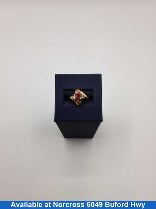 Women's Ring - Yellow Gold 10k (.417) 4.7 grams Size 20