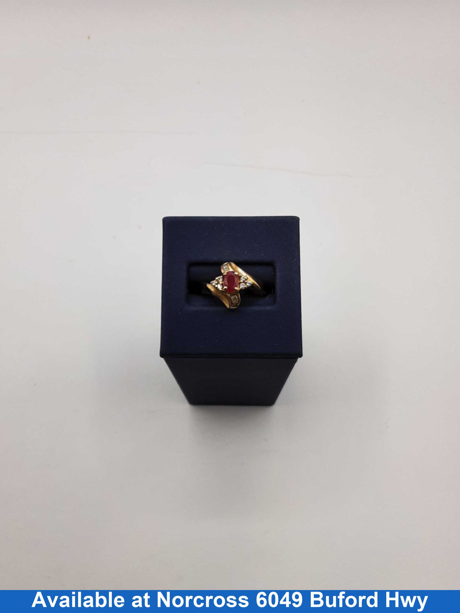 Women's Ring - Yellow Gold 10k (.417) 4.7 grams Size 20