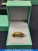 Ring - Wedding Band - Yellow Gold 10k (.417) 3.1 grams Size 9