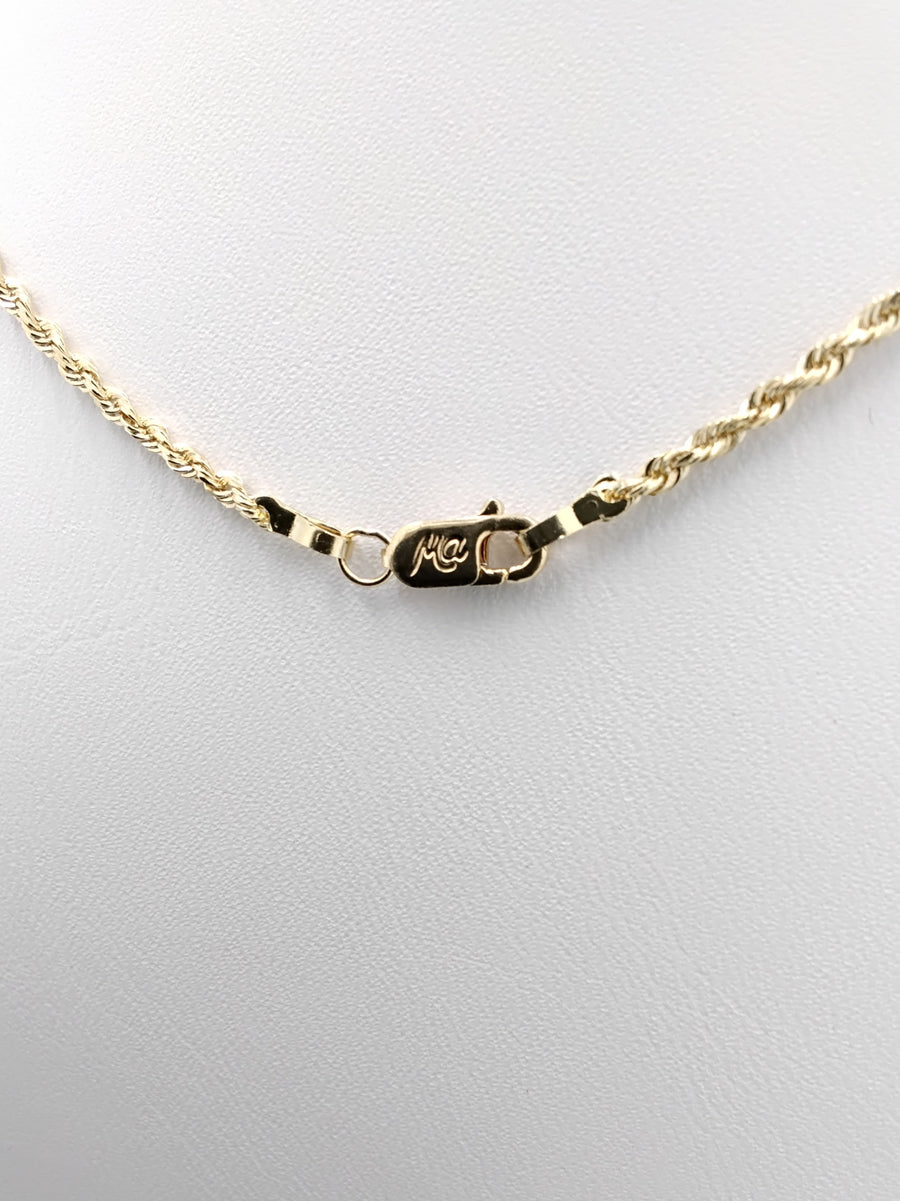 Rope Chain - Yellow Gold 14k (.585) 4.6 grams 20 inch