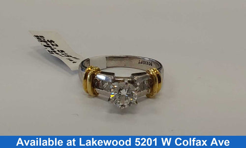 Ring - Engagement Set - Platinum 8.2 grams Size 8
