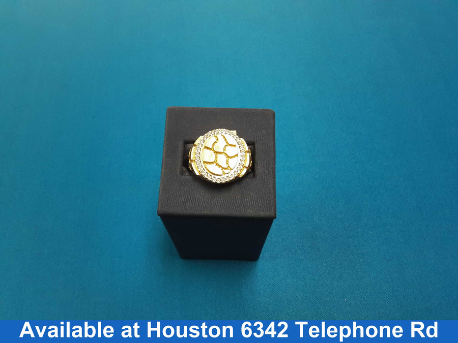Men's Ring - Yellow Gold 14k (.585) 8.7 grams Size 10