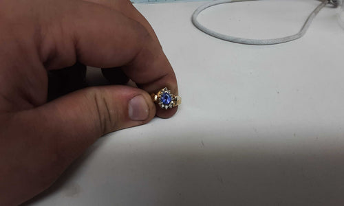 Women's Ring - Yellow Gold 14k (.585) 3.7 grams Size 4.5