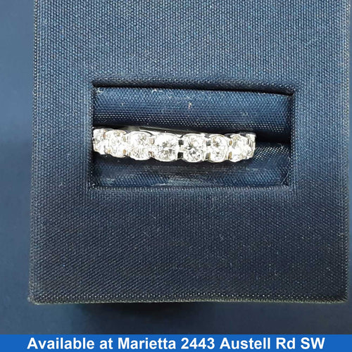Ring - Wedding Band - White Gold 14k (.585) 3.8 grams Size 20
