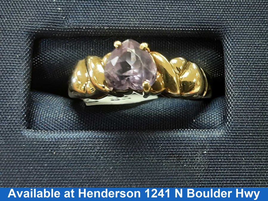 Women's Ring - Yellow Gold 10k (.417) 2.7 grams Size 20