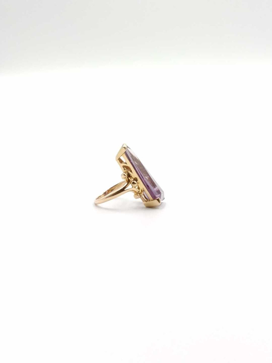 Women's Ring - Yellow Gold 14k (.585) 9.7 grams Size 8