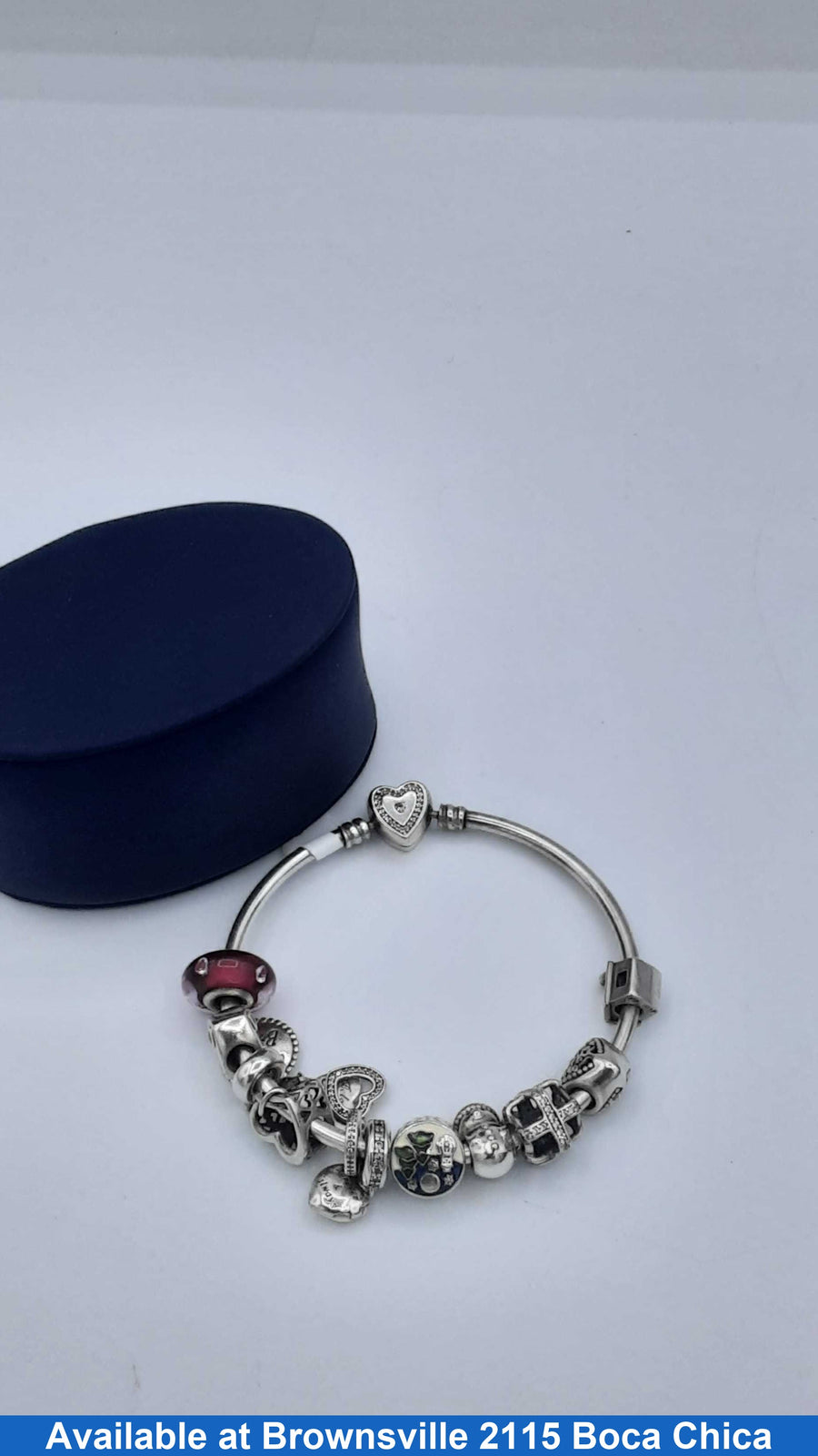 Bangle Bracelet - Silver 40.6 grams 9 inch