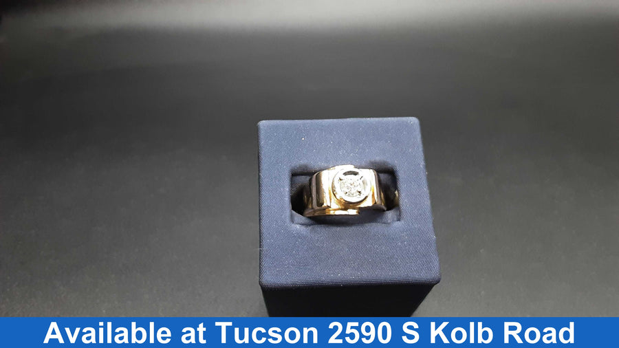 Men's Ring - Yellow Gold 14k (.585) 7.5 grams Size 8